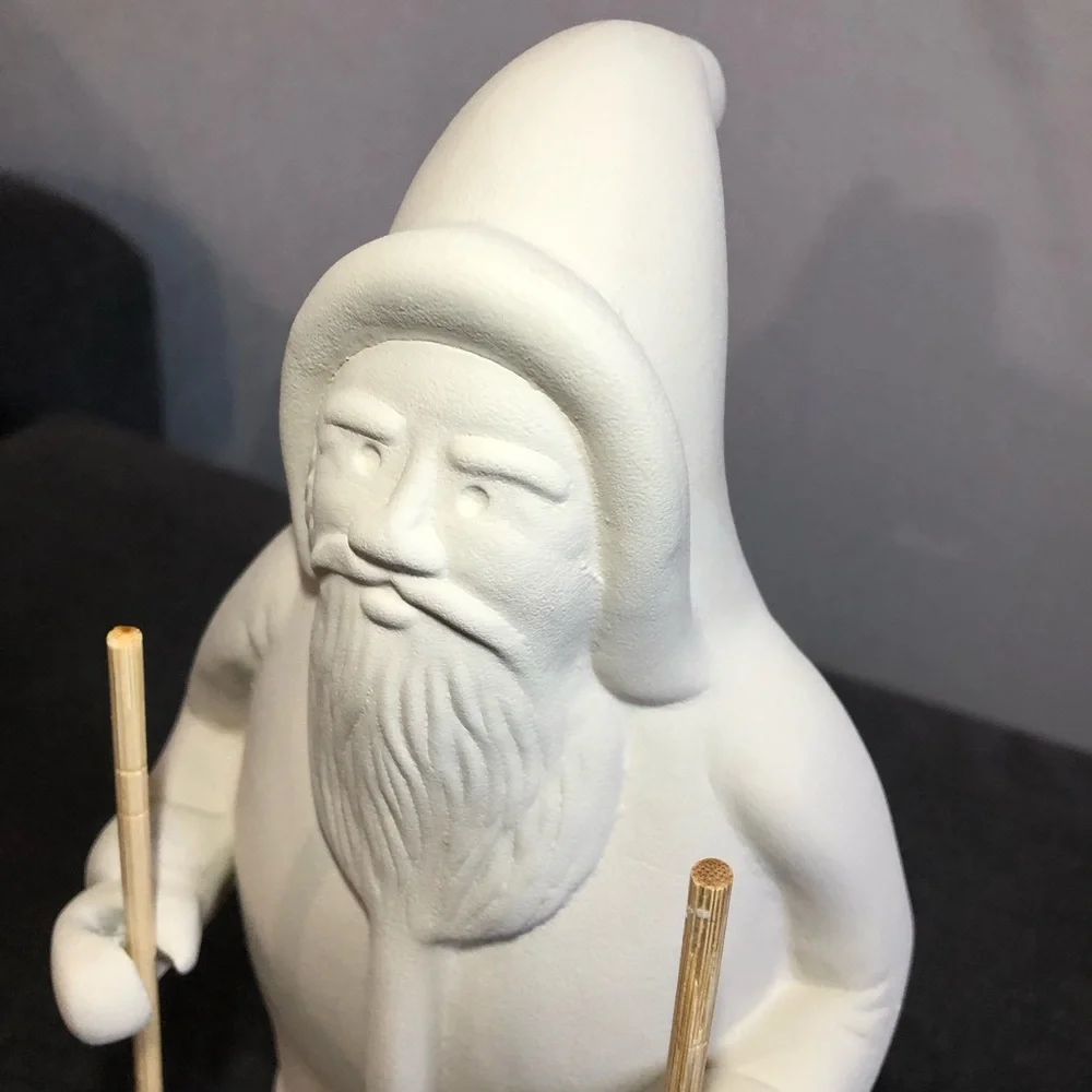 Pottery Barn Ceramic Santa